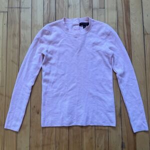 Banana Republic Pink Merino Wool Crew Neck Long Sleeve Sweater Women's Small